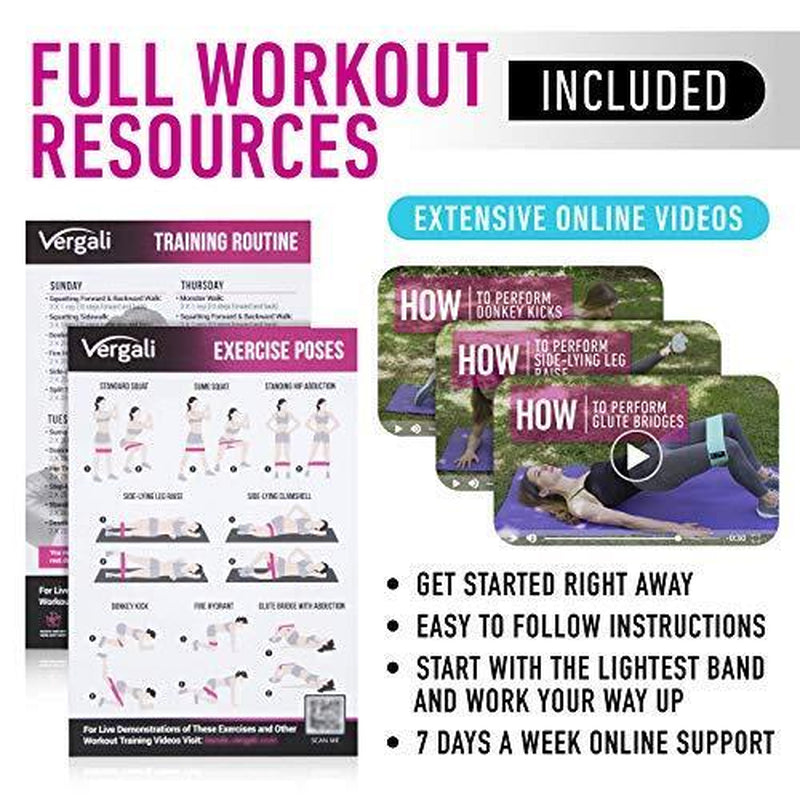 FormForge Leg/Glutes Resistance Bands Set