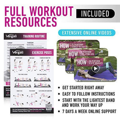 FormForge Leg/Glutes Resistance Bands Set